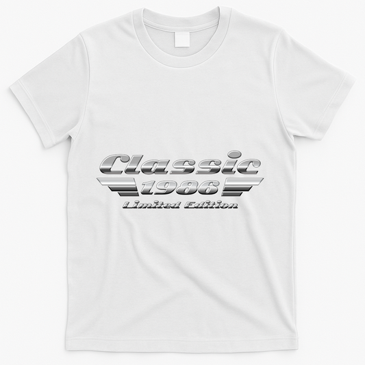 40th Birthday Classic 1986 Limited Edition Metallic Chrome product image 1