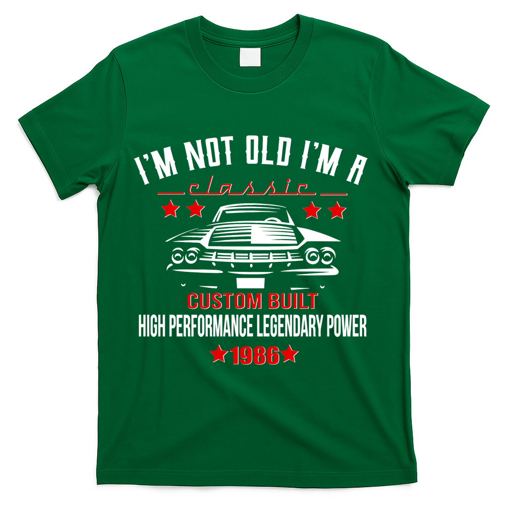 40th Birthday I'm Not Old I'm A Classic 1986 Custom Built product image 4