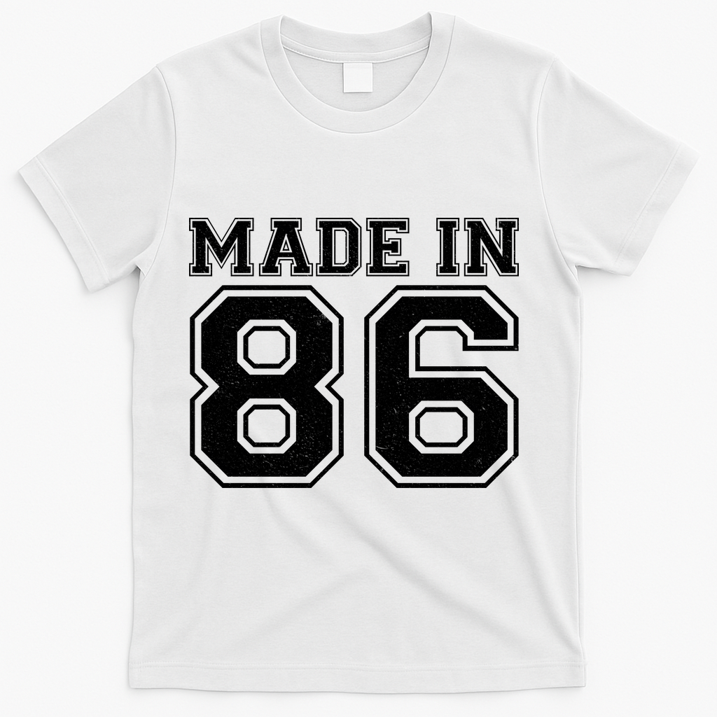 40 Birthday Made In 1986 Sports Jersey T-Shirt product image 1