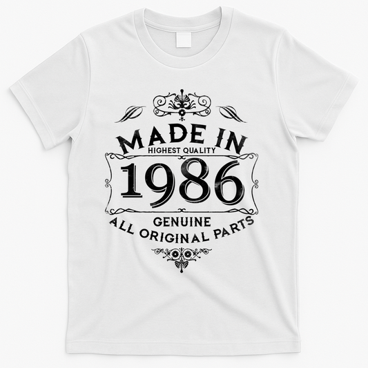 40th Birthday Made In 1986 Highest Quality Genuine All product image 1