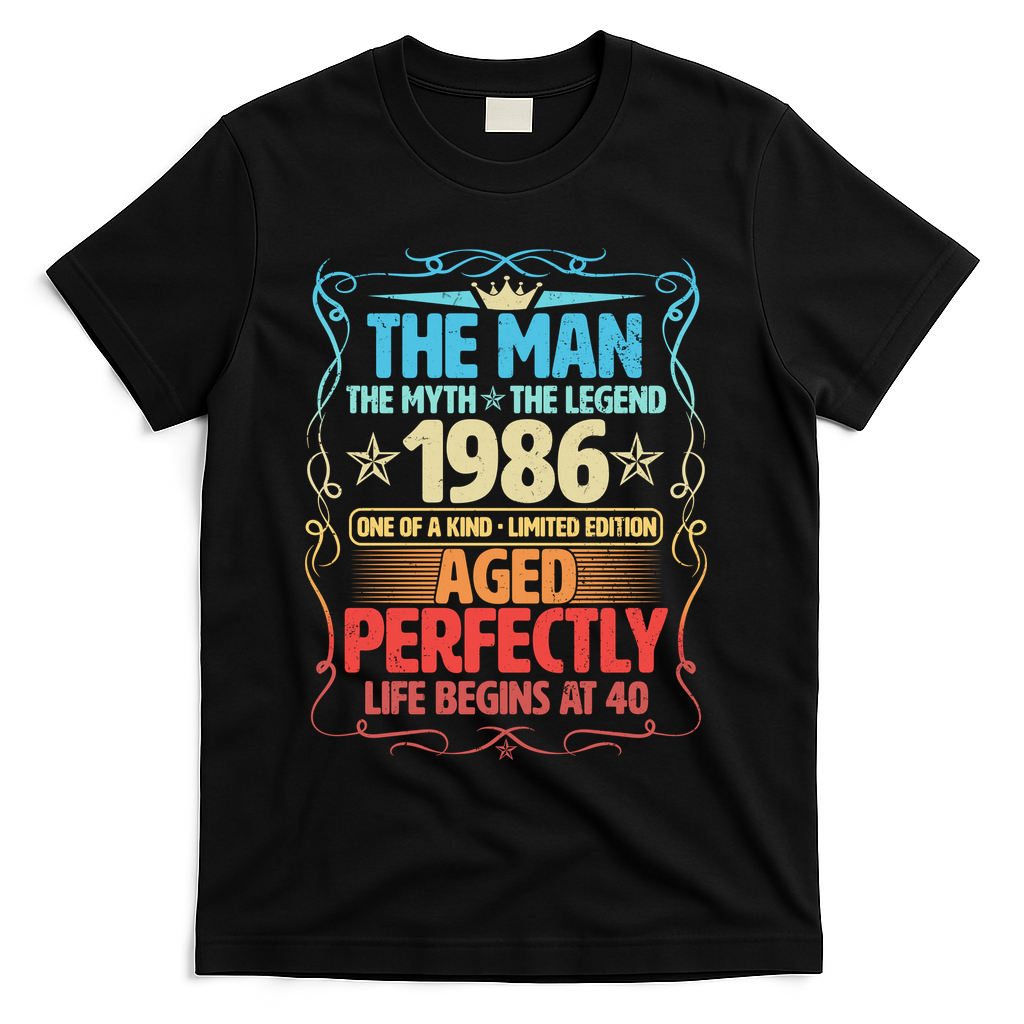 40th Birthday The Man Myth Legend 1986 One Of A Kind product image 2