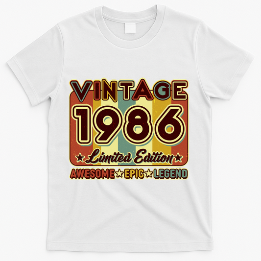 40th Birthday Vintage 1986 Limited Edition Awesome Epic product image 1