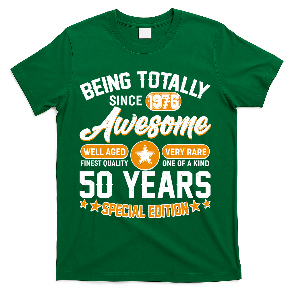 50th Birthday Being Totally Awesome Since 1976 Special product image 4