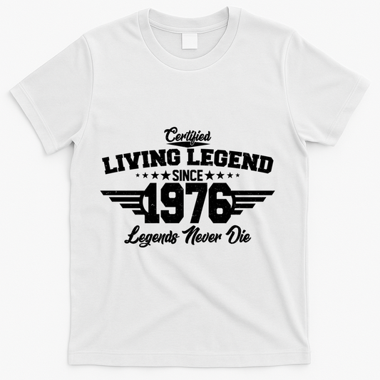 50th Birthday Certified Living Legend Since 1976 Legends product image 1