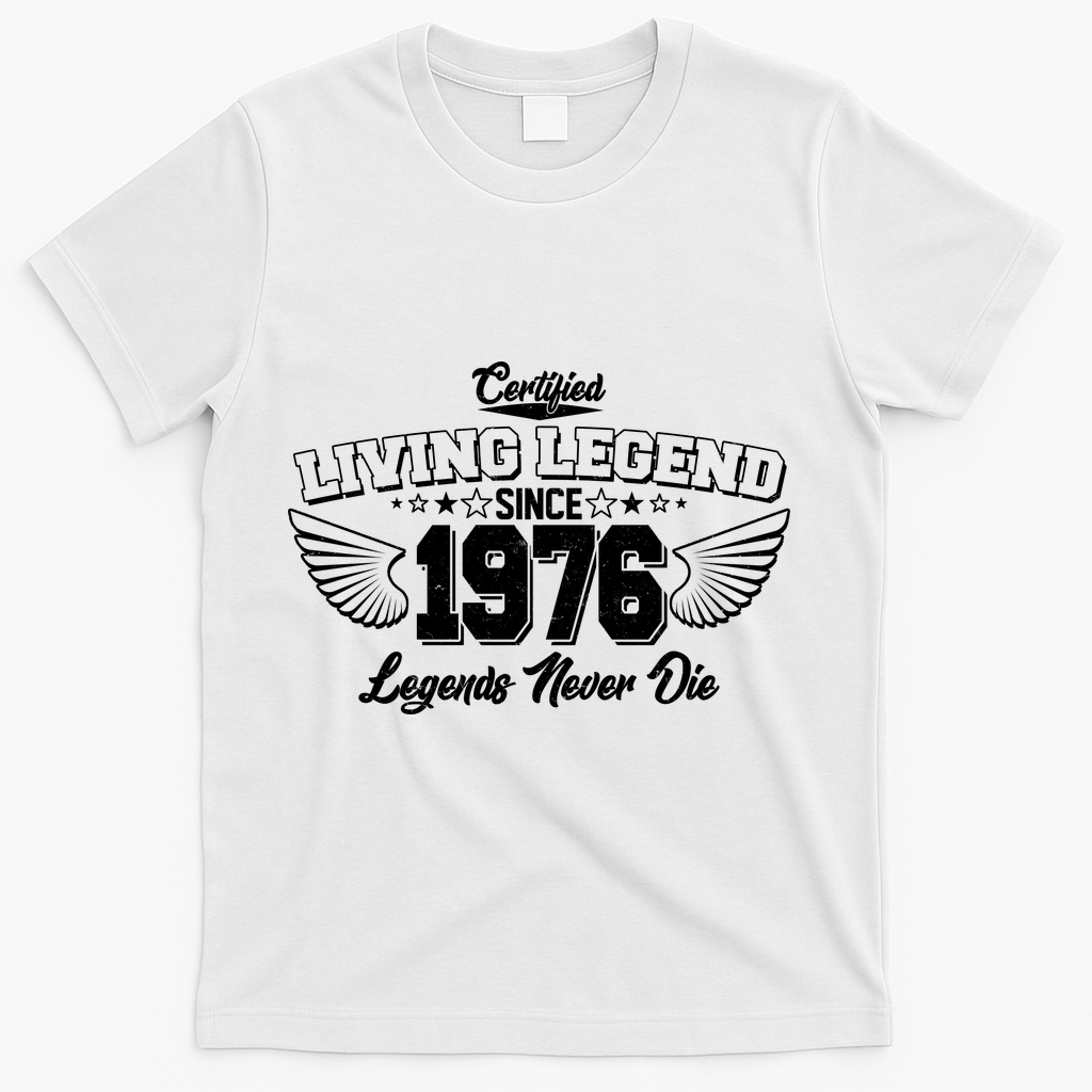 50th Birthday Certified Living Legend Since 1976 Legends product image 1