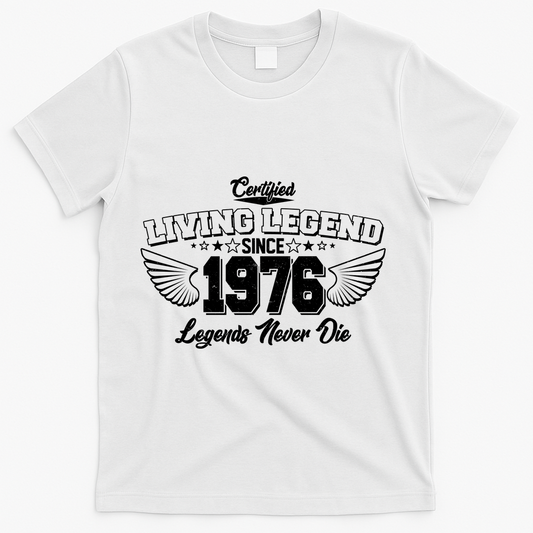 50th Birthday Certified Living Legend Since 1976 Legends product image 1