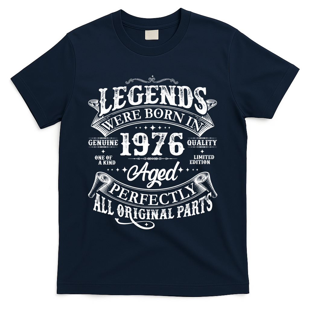 50th Birthday Legends Were Born In 1976 Age Perfectly product image 3