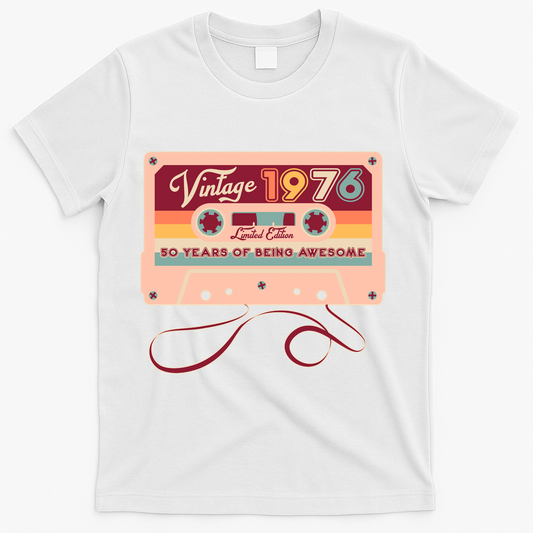 50th Birthday Vintage 1976 Limited Edition Cassette Tape product image 1