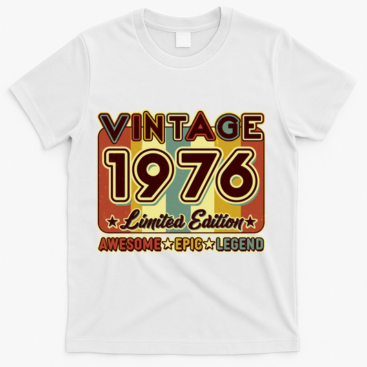 50th Birthday Vintage 1976 Limited Edition Awesome Epic product image 1