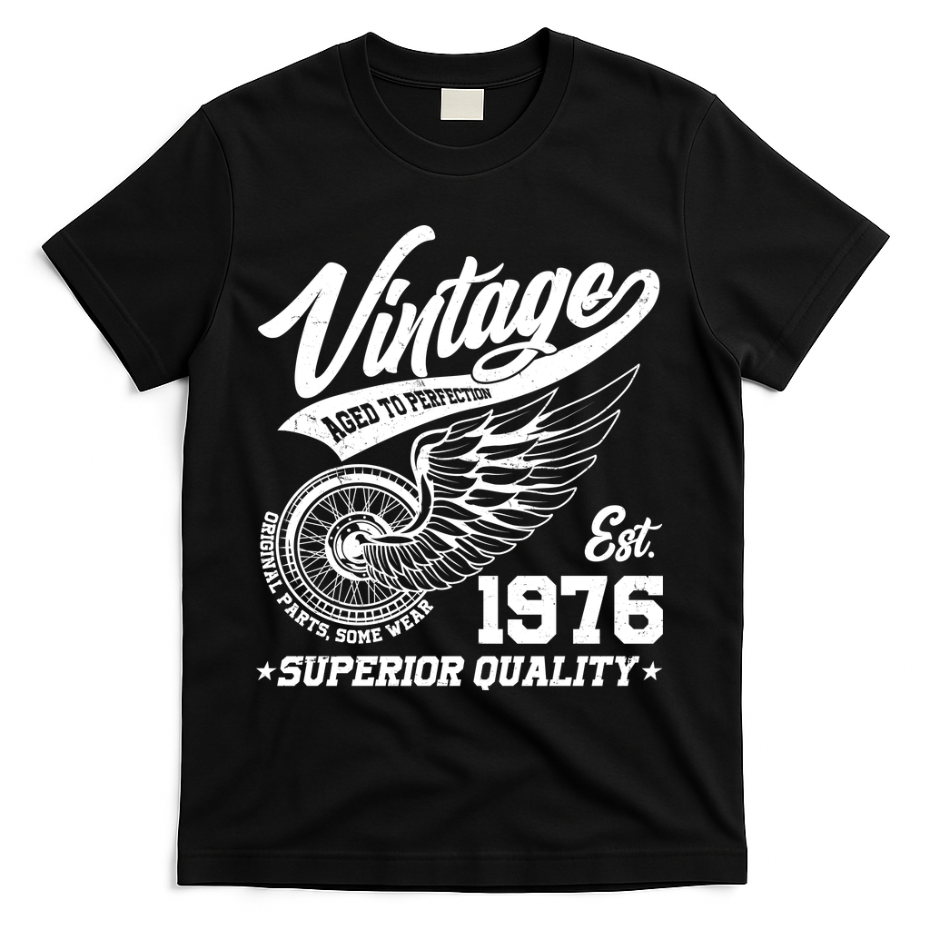 50th Birthday Vintage Age To Perfection EST 1976 Superior product image 2