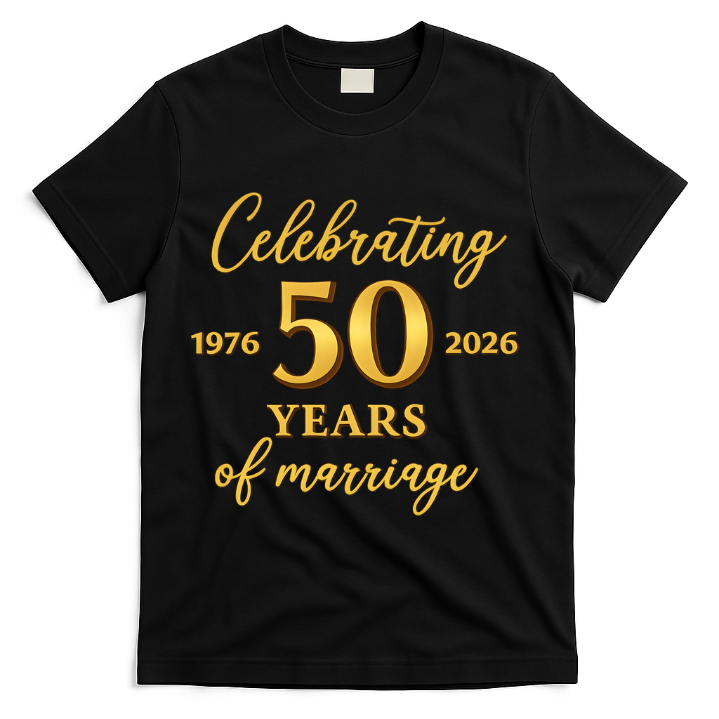 50 Years Of Marriage 1976-2026 50th Wedding Anniversary product image 2