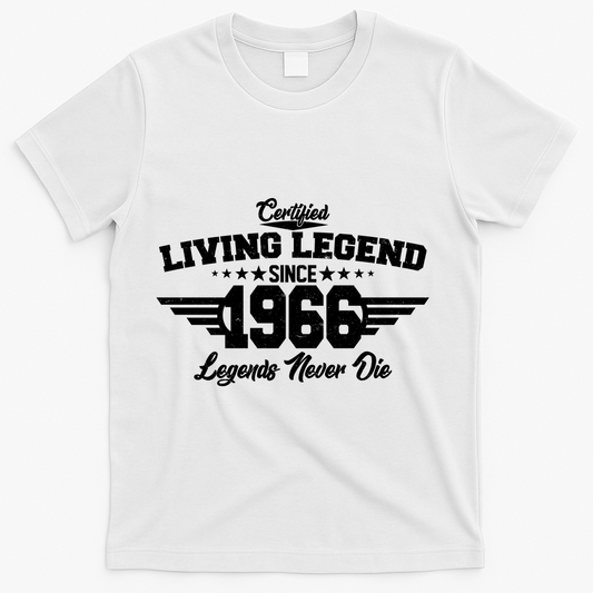 60th Birthday Certified Living Legend Since 1966 Legends product image 1