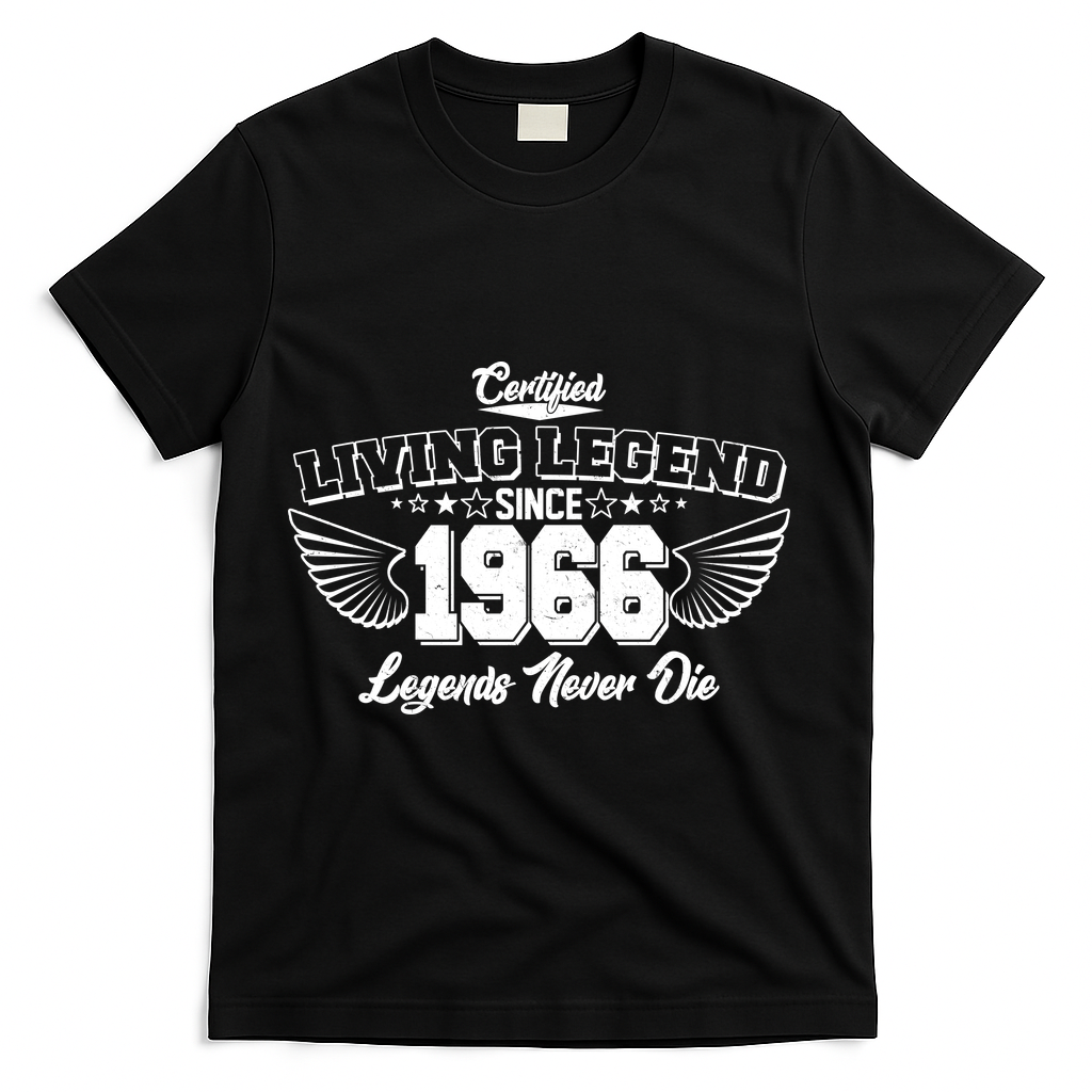 60th Birthday Certified Living Legend Since 1966 Legends product image 2