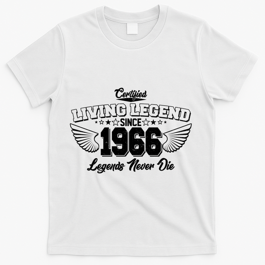 60th Birthday Certified Living Legend Since 1966 Legends product image 1
