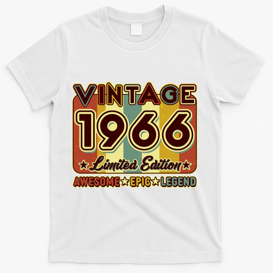 60th Birthday Vintage 1966 Limited Edition Awesome Epic product image 1