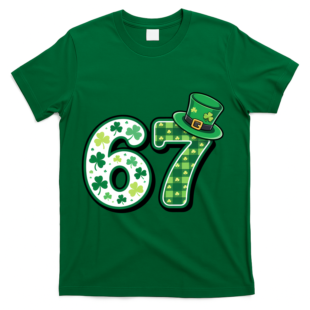 67 St Patrick's Day 6-7 Meme Funny Irish T-Shirt product image 4