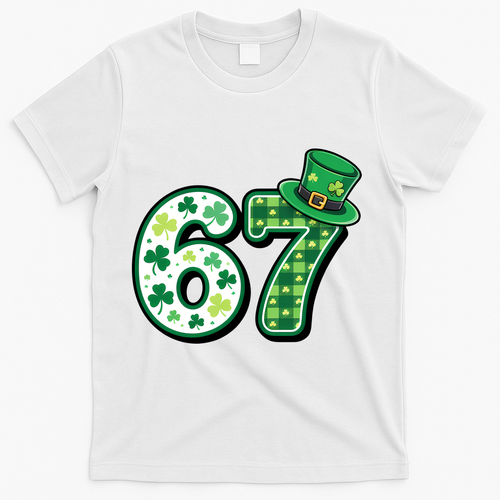 67 St Patrick's Day 6-7 Meme Funny Irish T-Shirt product image 1
