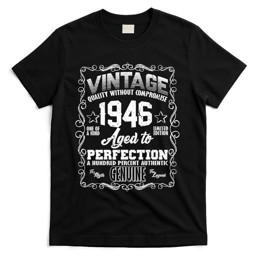 80th Birthday 1946 Vintage Quality Without Compromise Aged product image 2