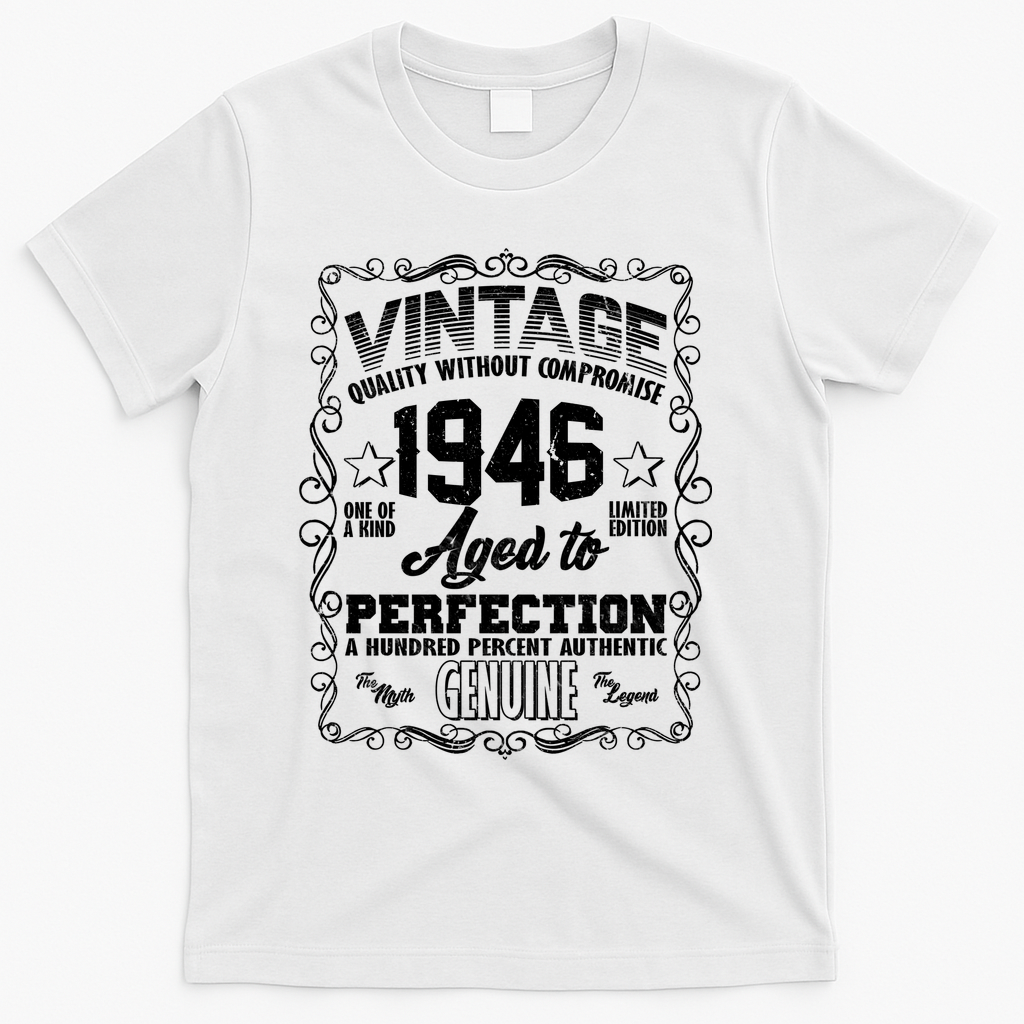 80th Birthday 1946 Vintage Quality Without Compromise Aged product image 1