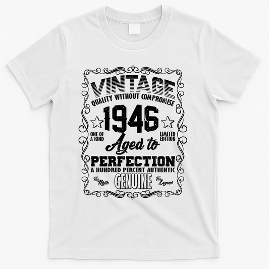 80th Birthday 1946 Vintage Quality Without Compromise Aged product image 1