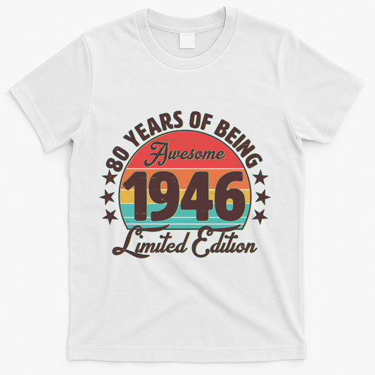 80th Birthday 80 Years Of Being Awesome 1946 Limited product image 1