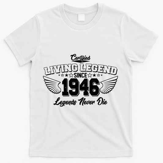 80th Birthday Certified Living Legend Since 1946 Legends product image 1