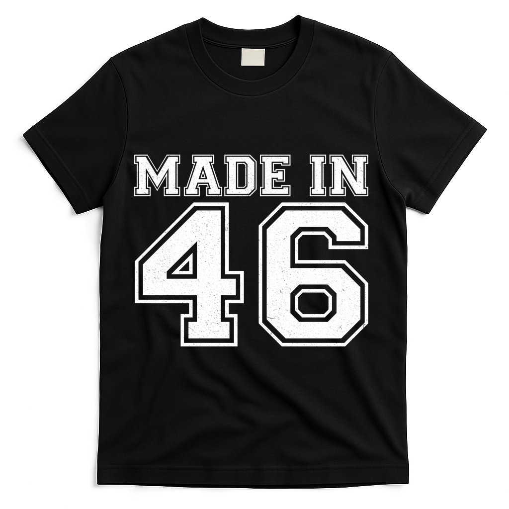 80 Birthday Made In 1946 Sports Jersey T-Shirt product image 2