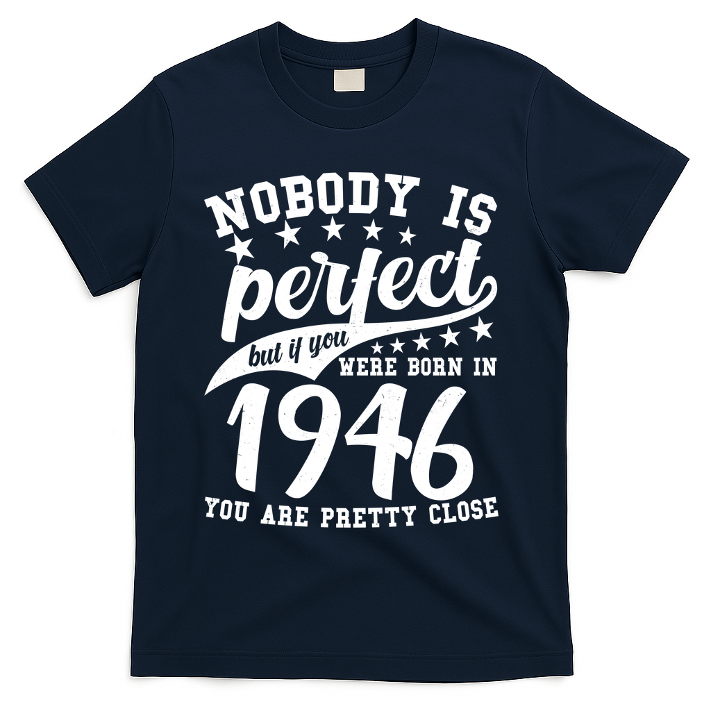 80th Birthday Nobody Is Perfect Born In 1946 You Are Pretty product image 3