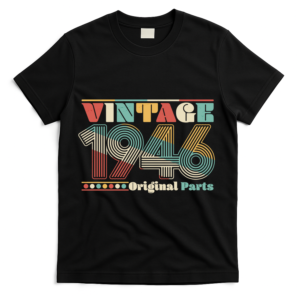80th Birthday Retro Style Vintage 1946 Original Parts product image 2