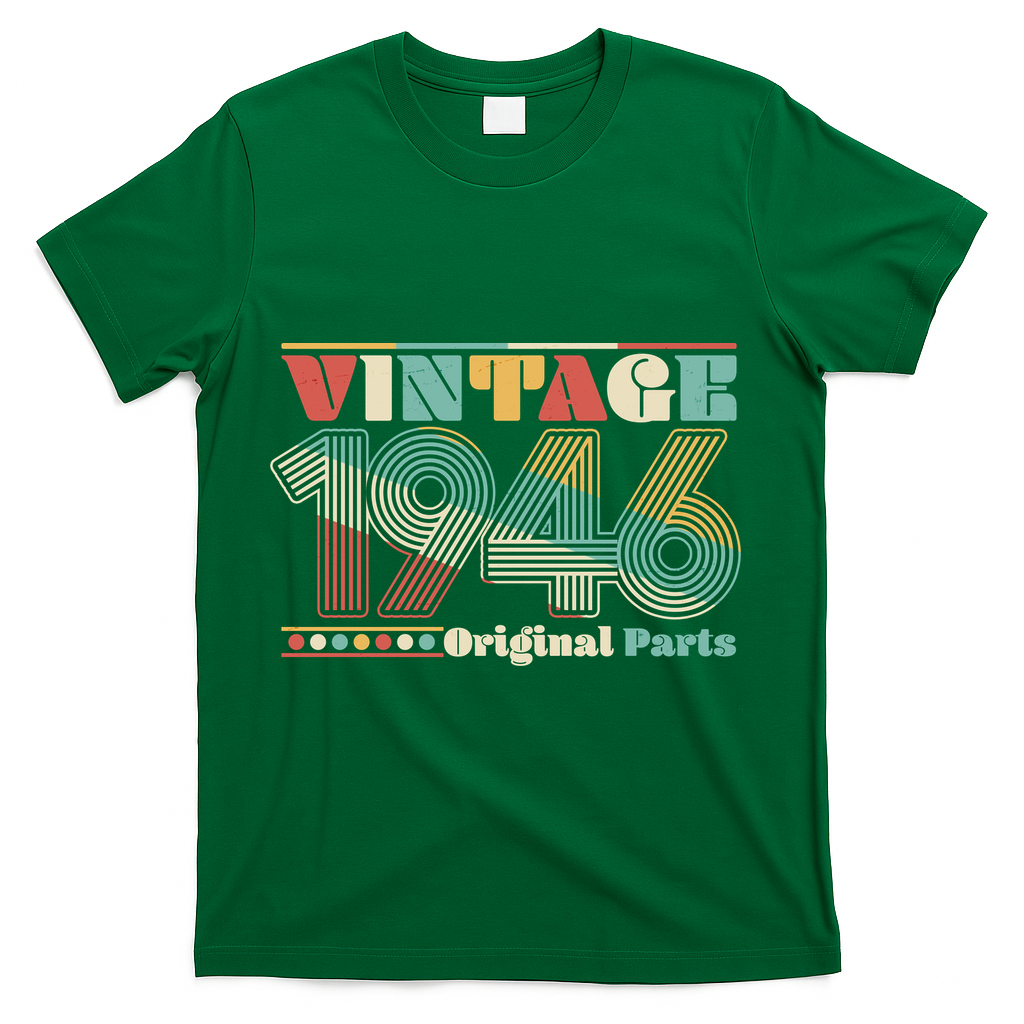 80th Birthday Retro Style Vintage 1946 Original Parts product image 4