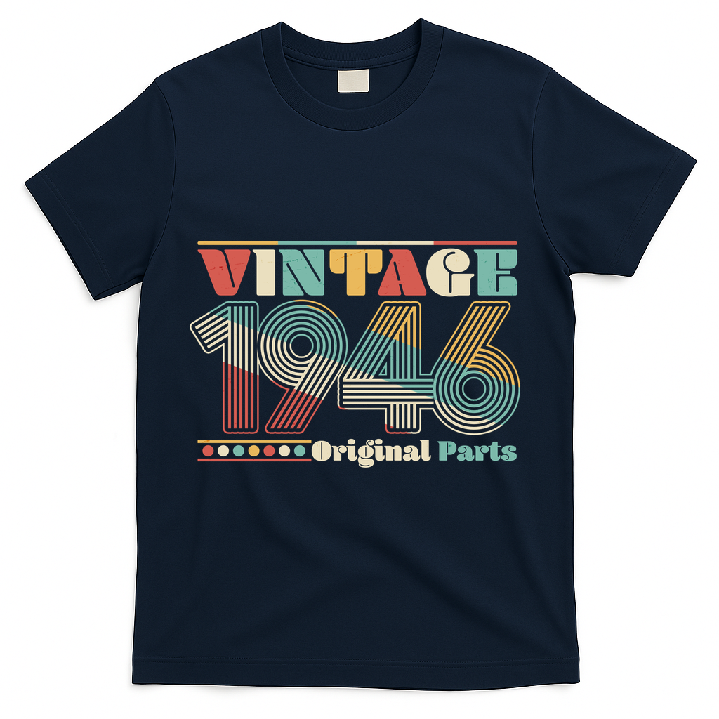80th Birthday Retro Style Vintage 1946 Original Parts product image 3