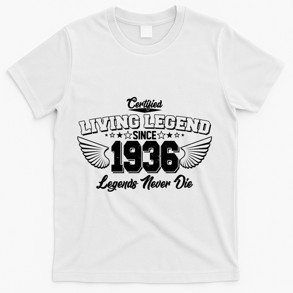 90th Birthday Certified Living Legend Since 1936 Legends product image 1