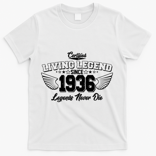 90th Birthday Certified Living Legend Since 1936 Legends product image 1