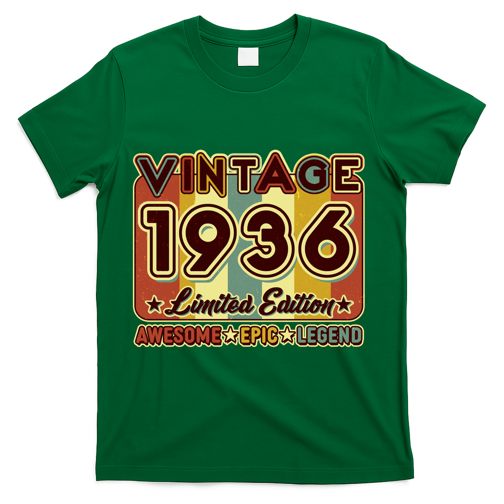 90th Birthday Vintage 1936 Limited Edition Awesome Epic product image 4