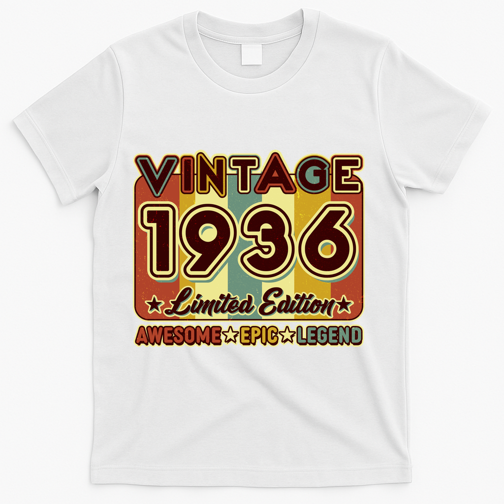 90th Birthday Vintage 1936 Limited Edition Awesome Epic product image 1