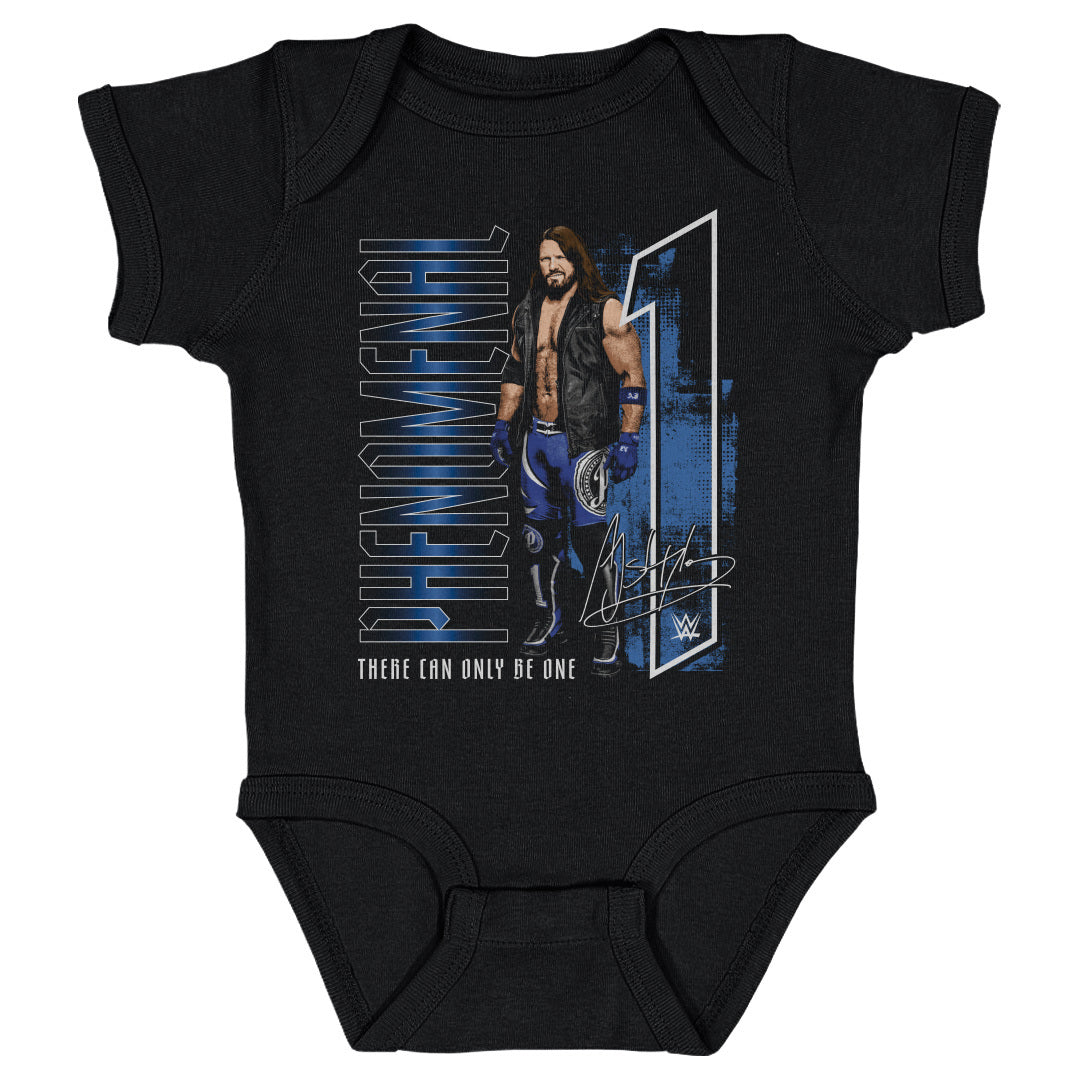 A.J. Styles Phenomenal WHT Kids Infant Baby Romper 500 Level Officially Licensed Fan Gear