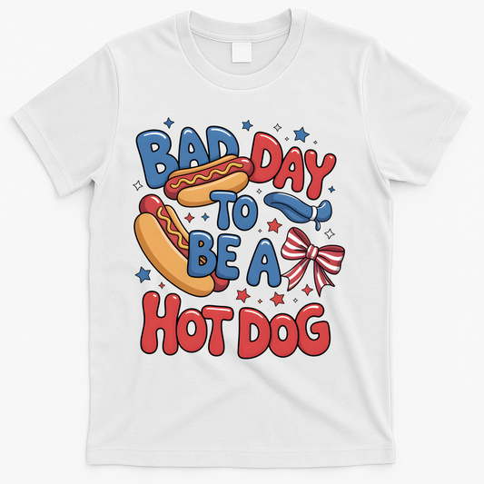 Bad Day To Be A Hot Dog 4th Of July T-Shirt product image 1