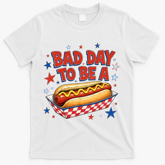 Bad Day To Be A Hot Dog BBQ Grilling Funny T-Shirt product image 1