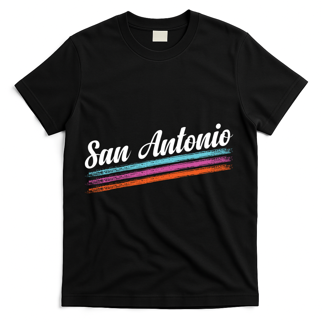 Classic San Antonio Throwback Retro Sports Fan T-Shirt product image 2