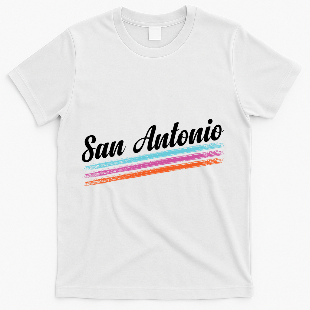 Classic San Antonio Throwback Retro Sports Fan T-Shirt product image 1
