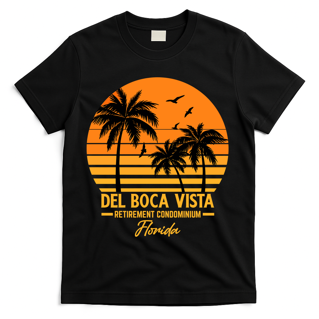 Del Boca Vista Retirement Condominium Florida T-Shirt product image 2