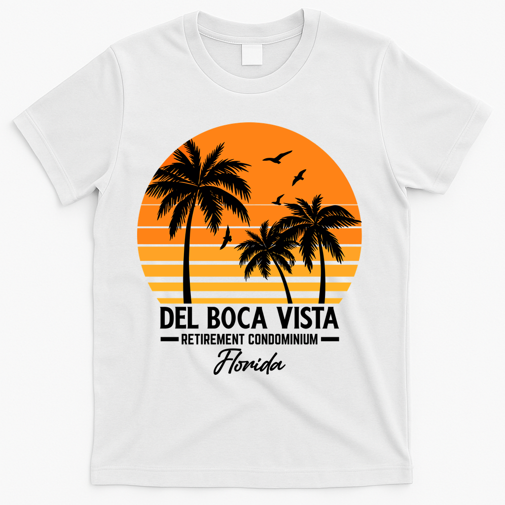 Del Boca Vista Retirement Condominium Florida T-Shirt product image 1
