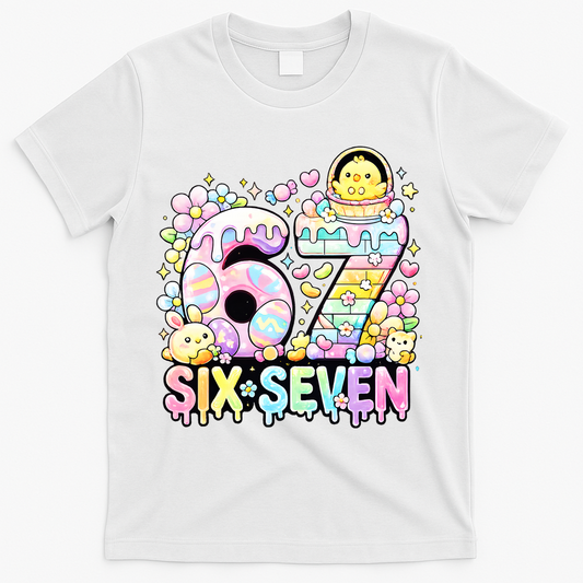 Easter Six Seven 67 Meme Cute 6-7 Funny T-Shirt product image 1
