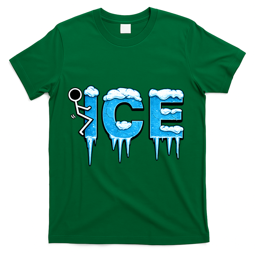 F ICE Stick Figure T-Shirt product image 4