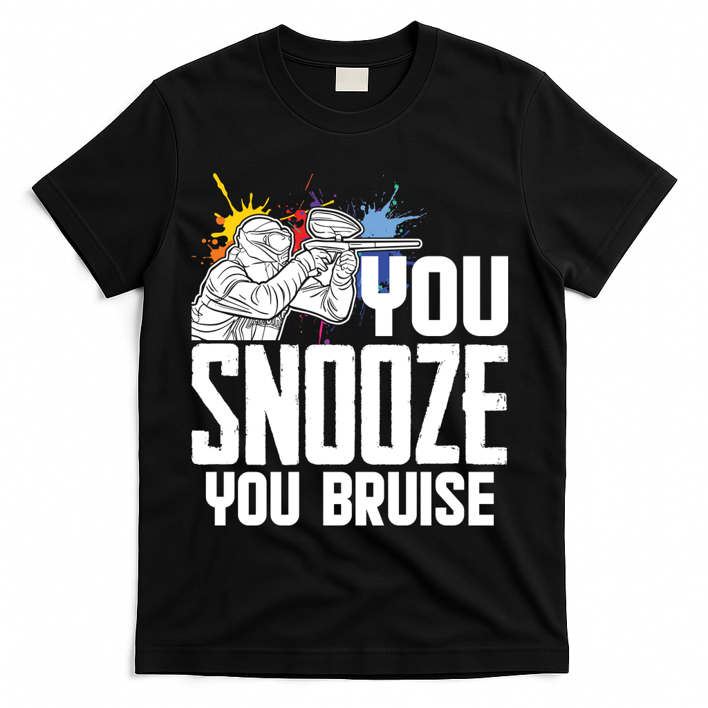 Funny Paintball You Snooze Bruise T-Shirt product image 2