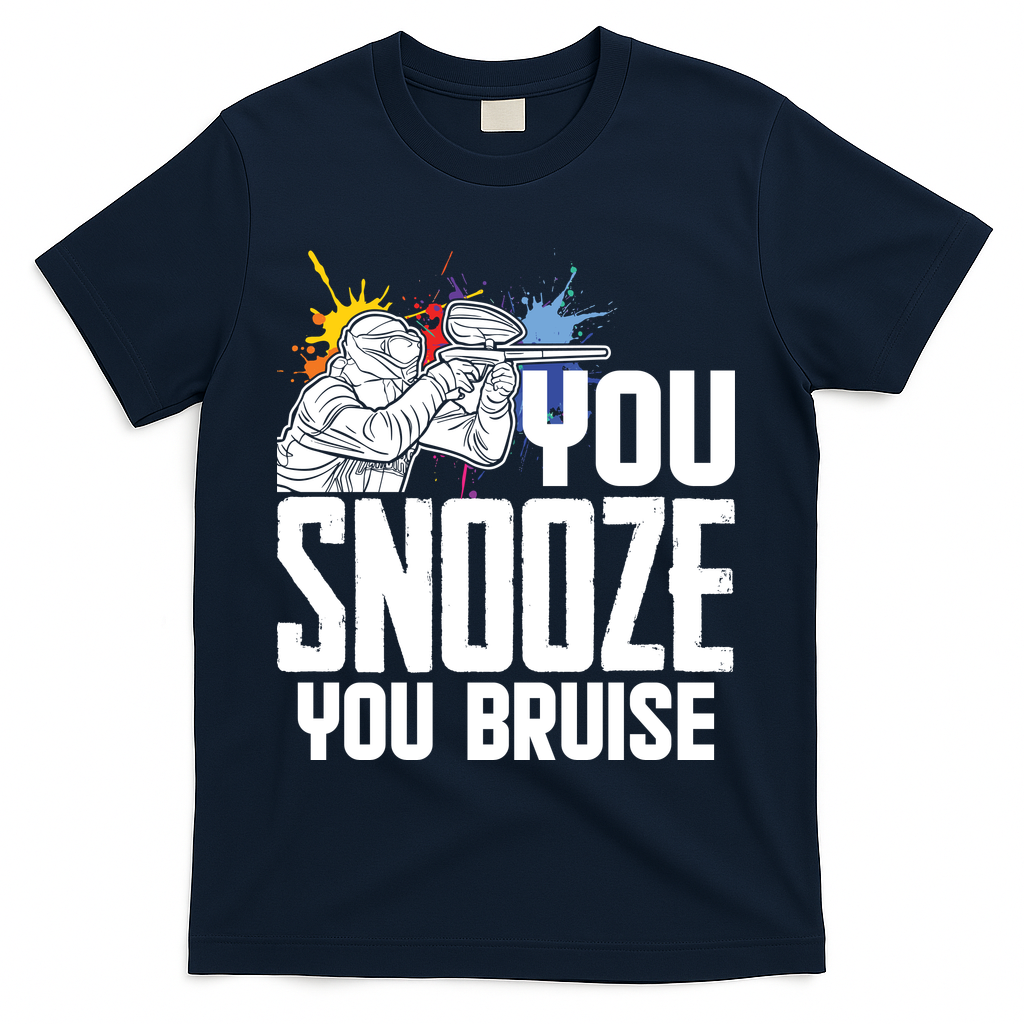 Funny Paintball You Snooze Bruise T-Shirt product image 3
