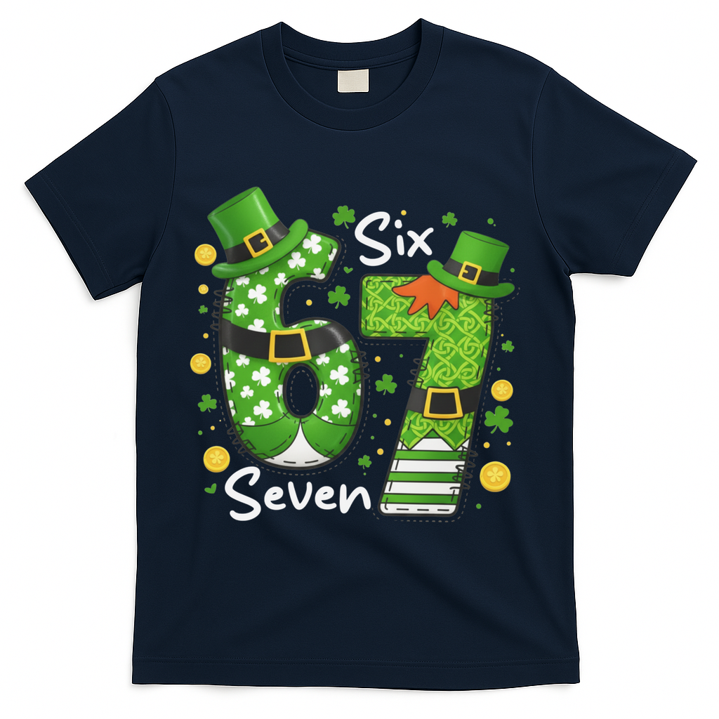 Funny St Patrick's Day 67 Meme T-Shirt product image 3