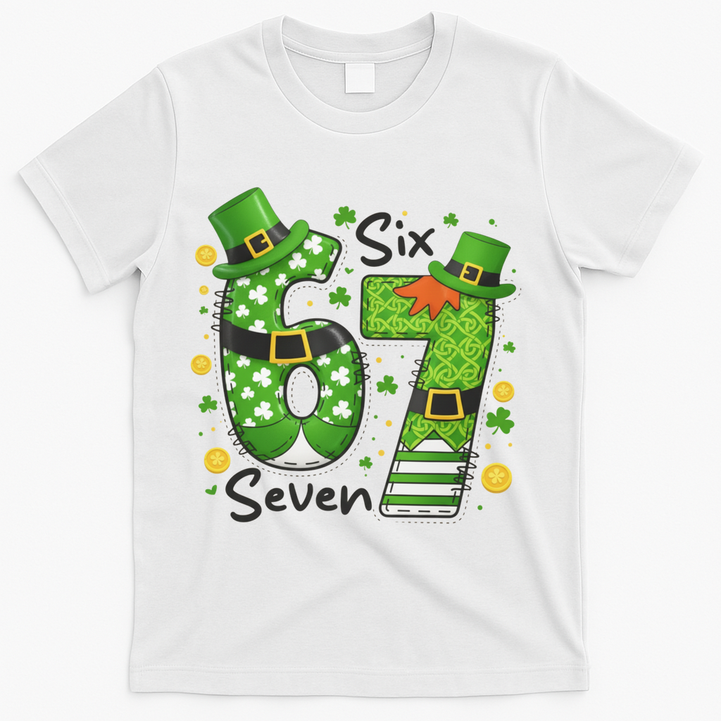 Funny St Patrick's Day 67 Meme T-Shirt product image 1