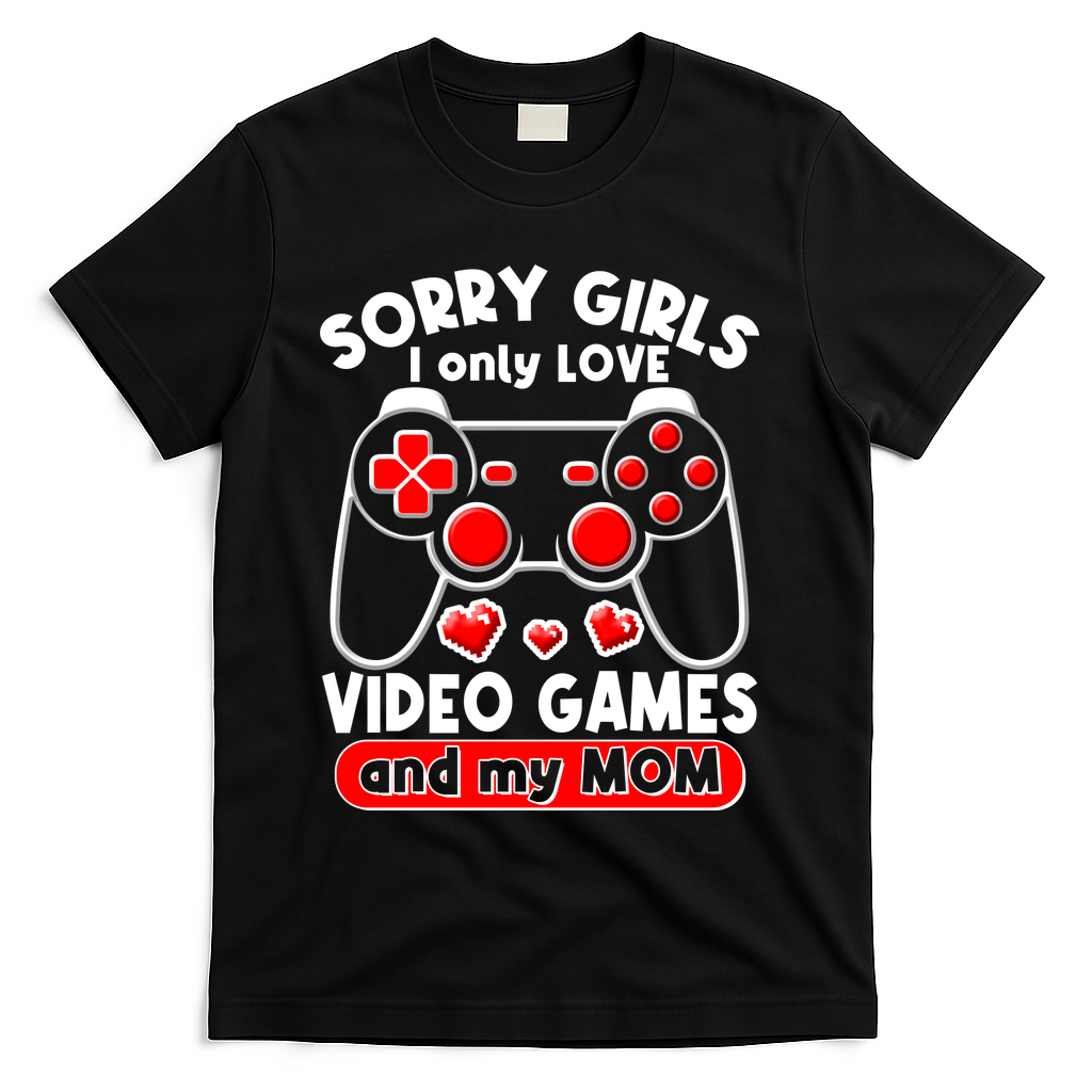 Funny Valentines Day Sorry Girls I Only Love Video Games product image 2