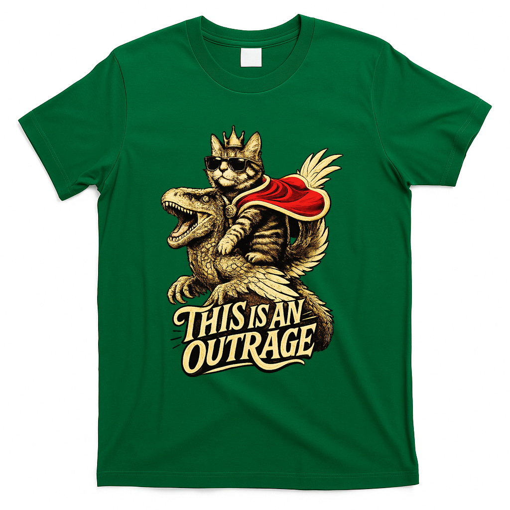 Goddammit Donut Funny Book Lover This Is An Outrage T-Shirt product image 4
